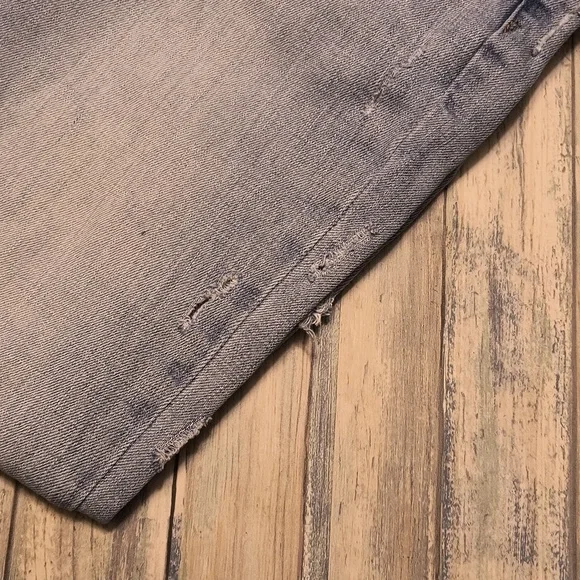 Gap Womens 1969 Best Girlfriend Distressed Jeans Straight Leg Sz 27 - Picture 6 of 7